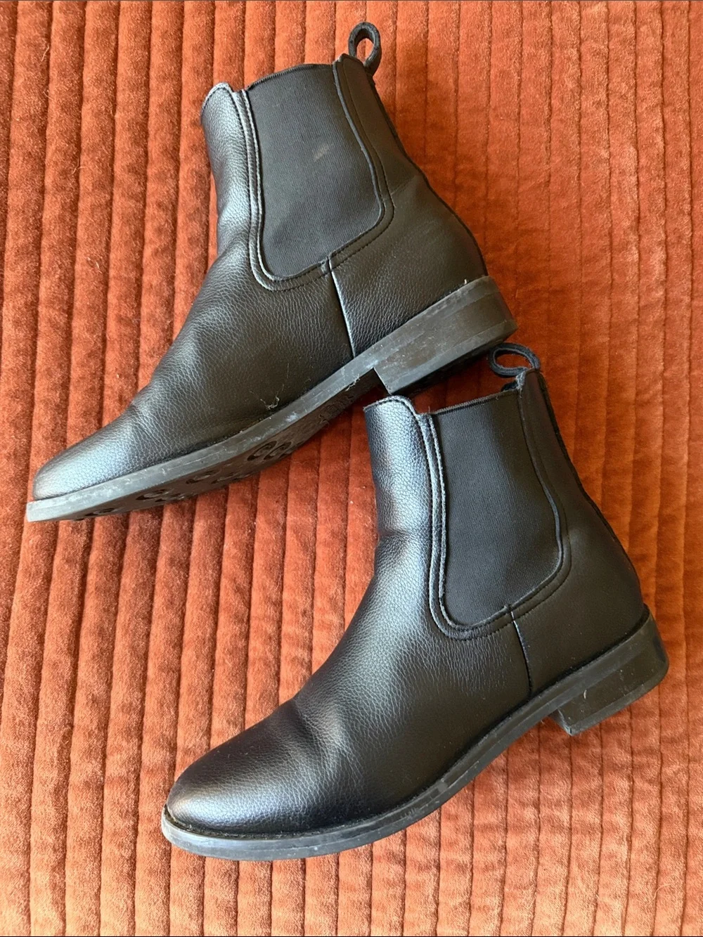 THURSDAY BOOT CO. Women’s Black Vegan Leather Chelsea Boots